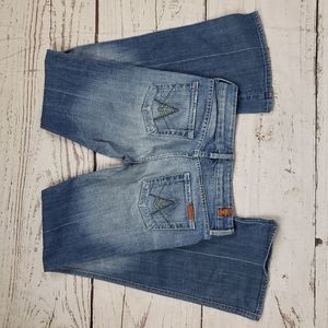 7 for All Mankind A Pocket Jean's Bootcut bling